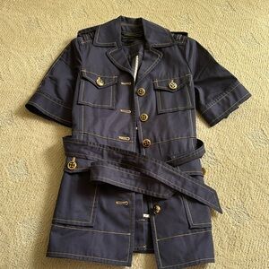 Marc Jacobs Short Sleeved Belted Utility shirt/jacket